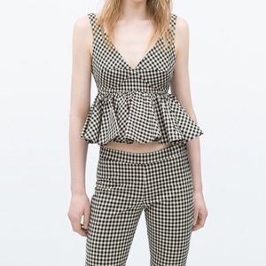 Zara checkered shirt